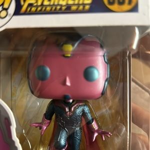 NIB. Funko Pop! Marvel: Avengers Infinity War Vision #307 Hot Topic Excl…